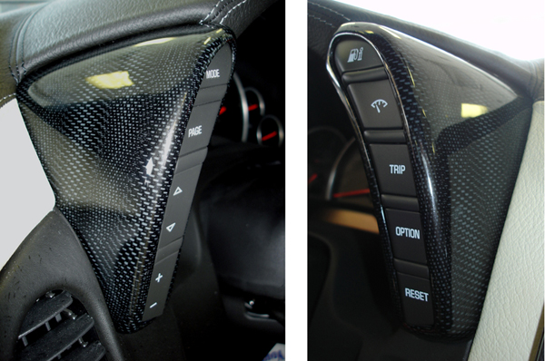 Speedo Corner Covers (2), Real Carbon Fiber, C6 Corvette, 2005-2013